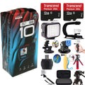 GoPro HERO10 Black Waterproof 4K Action Camera CHDHX-101 + 64GB - Essential Kit - Exclusive Design