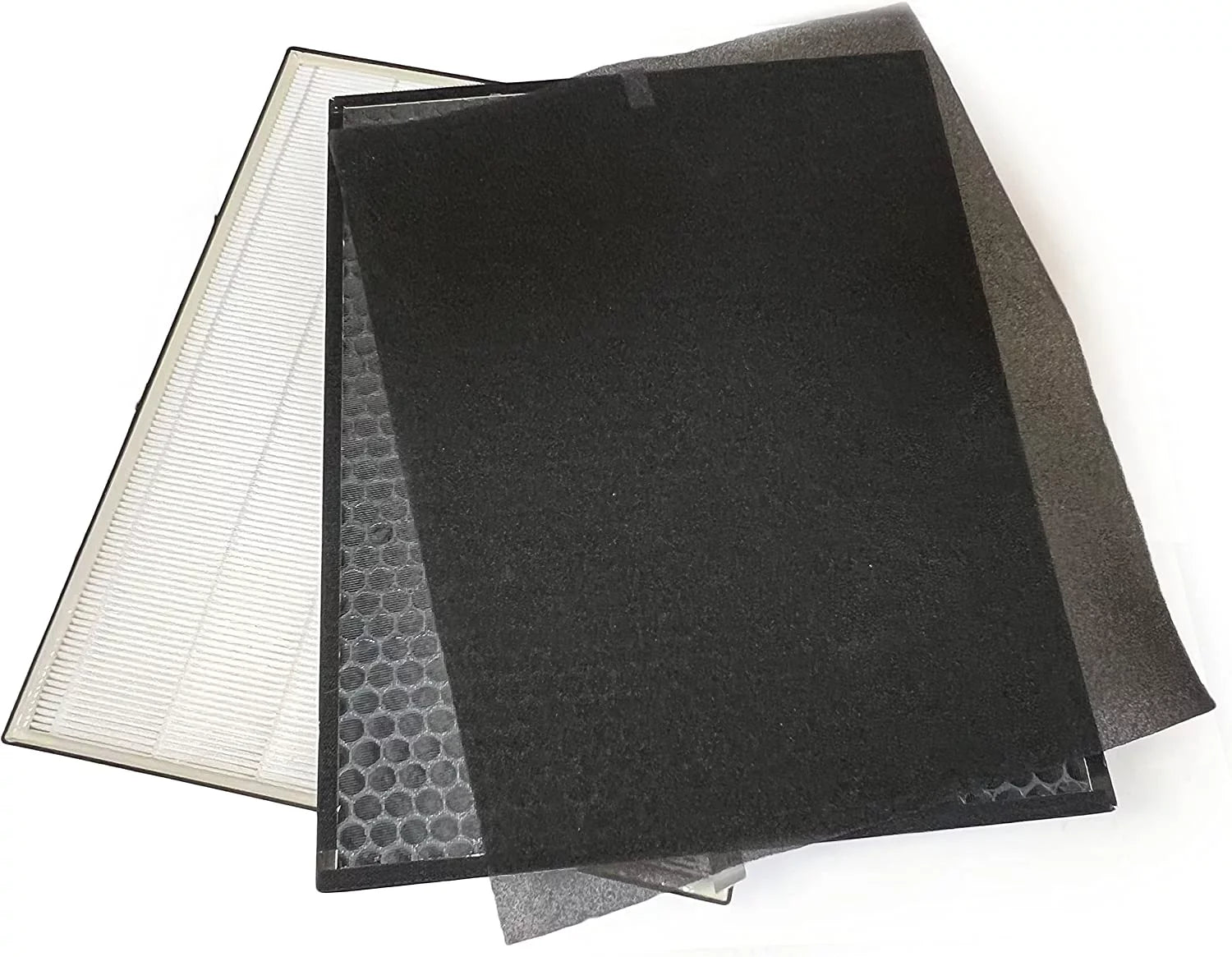 Stylish HEPA Filter Carbon Replacement Set For Air Dr. Air Purifier AD3000 AD3000M Includes (1) HEPA (2) Carbon VOC Filters (4) Pre Filters