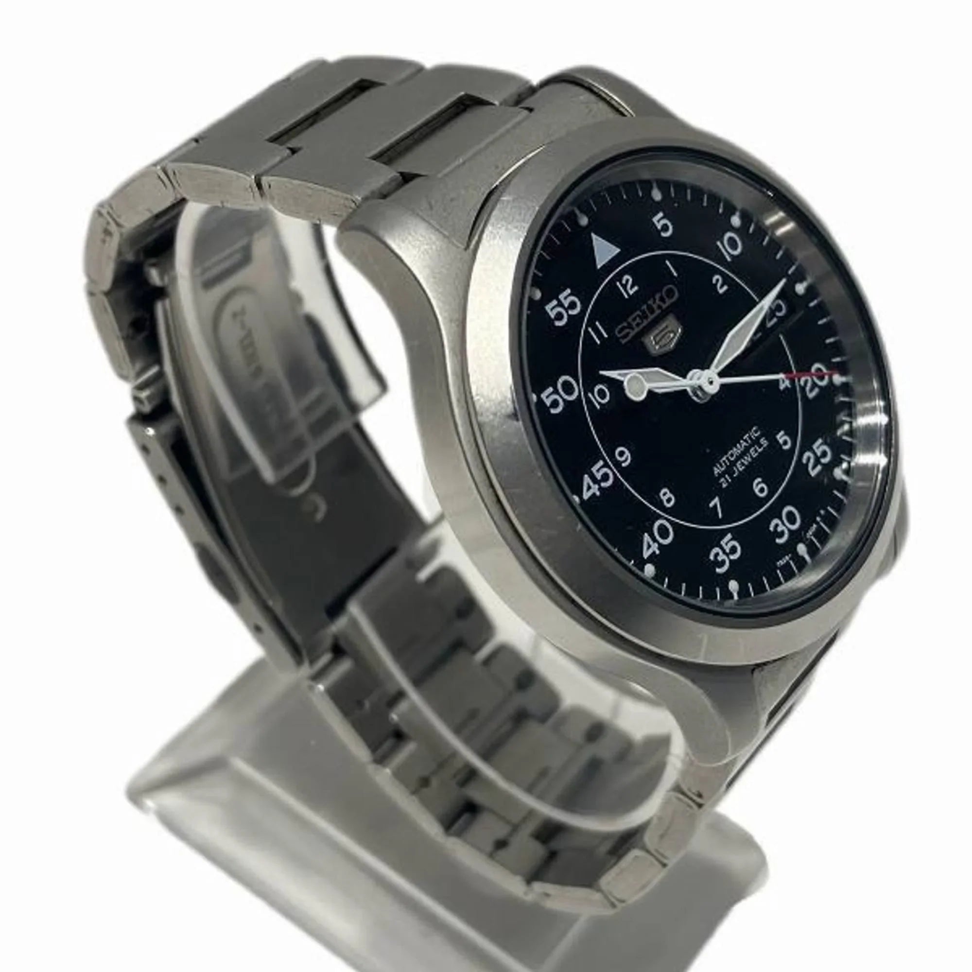 Pre-Owned Seiko Seiko5 7S26-02J0 Automatic 21 JEWELS Watch Men's (Good)