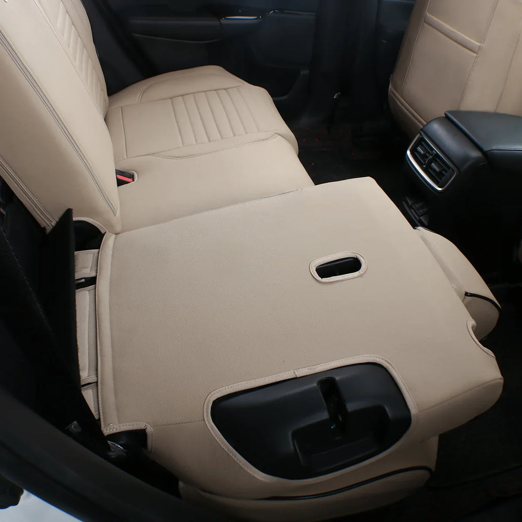 EKR Custom Fit Accord Car Seat Covers for Honda Accord 2010 2011 2012 - Full Set Leatherette(Beige)