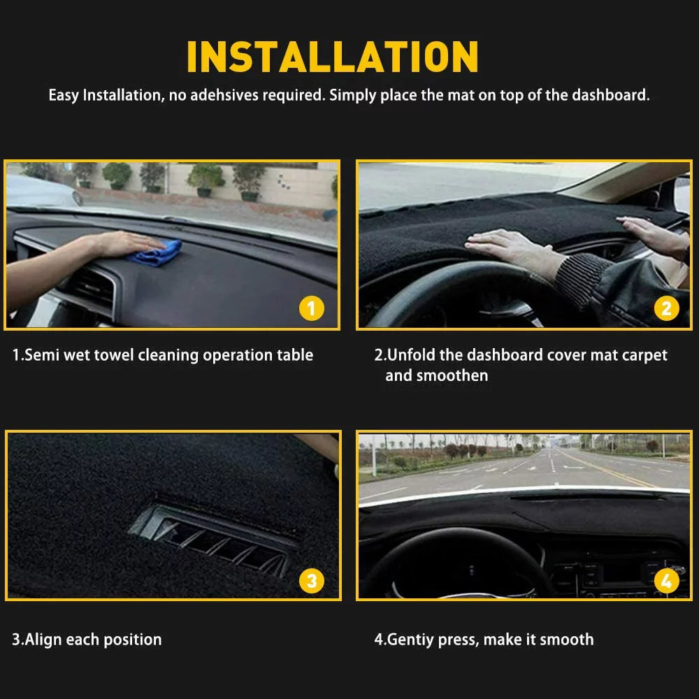 Stylish Dashboard Pad Dash Cover Mat Fit For 2004-2008 Ford F150