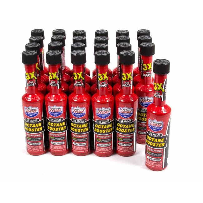 Lucas Oil 10930-24 Octane Booster Fuel Additive 5.25 oz Gas - Set of 24 - Exclusive Design