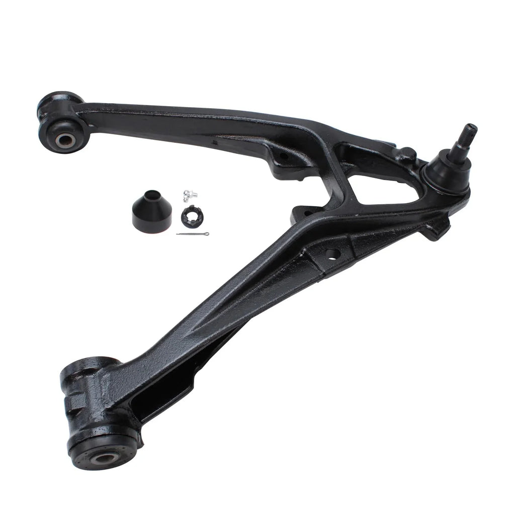 Detroit Axle - Front Lower Control Arms w/Ball Joints for Cadillac Escalade ESV EXT Chevy GMC Avalanche Silverado Sierra 1500 Tahoe Yukon, 2 Lower Control Arms & Ball Joints Pair Replacement - Exclusive Design