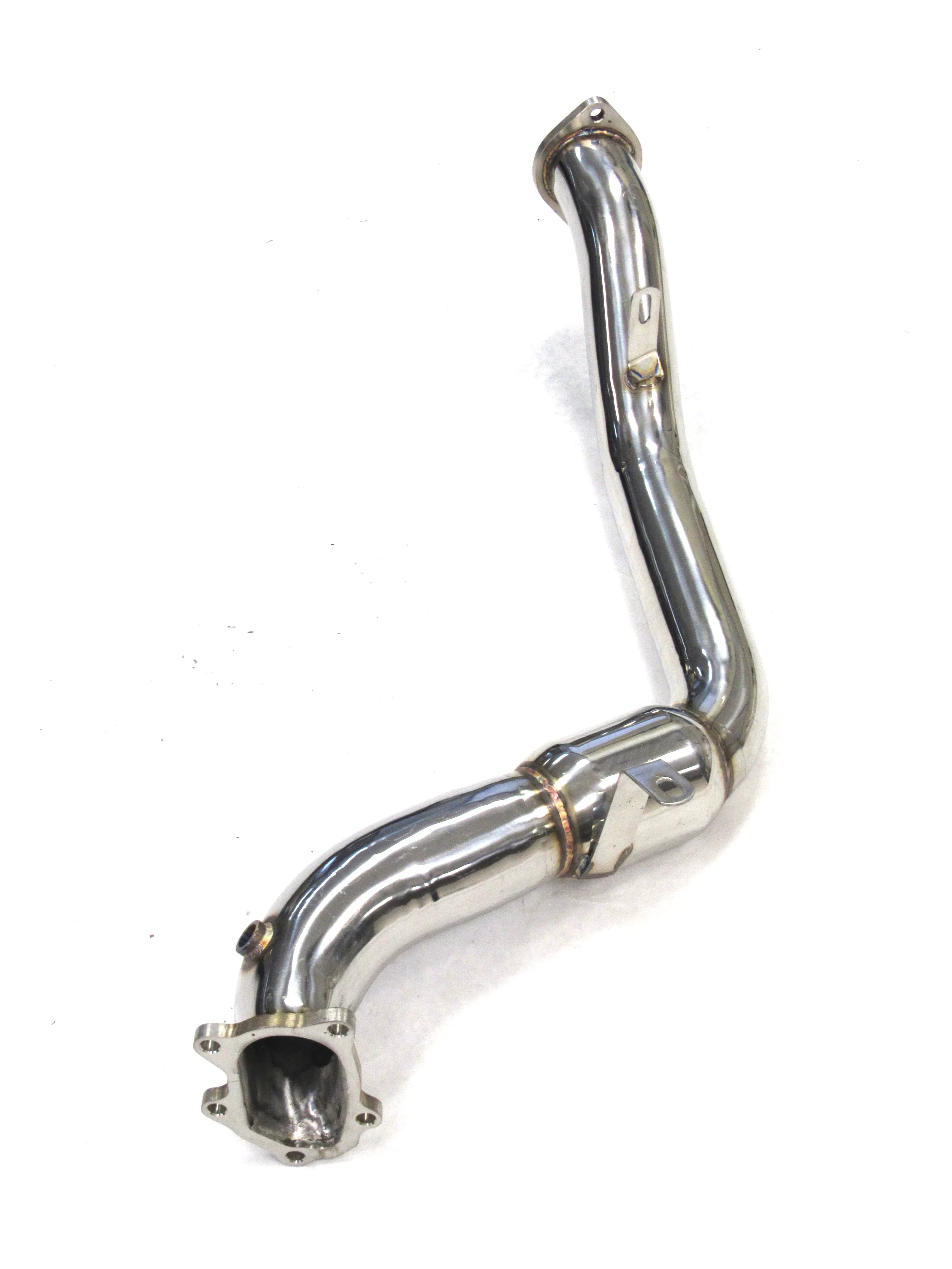 Stainless Steel Resonator Fitment For 2008 thru 2014 Subaru WRX/ 2008 thru 2021 Subaru WRX STI By OBX-RS - Exclusive Design
