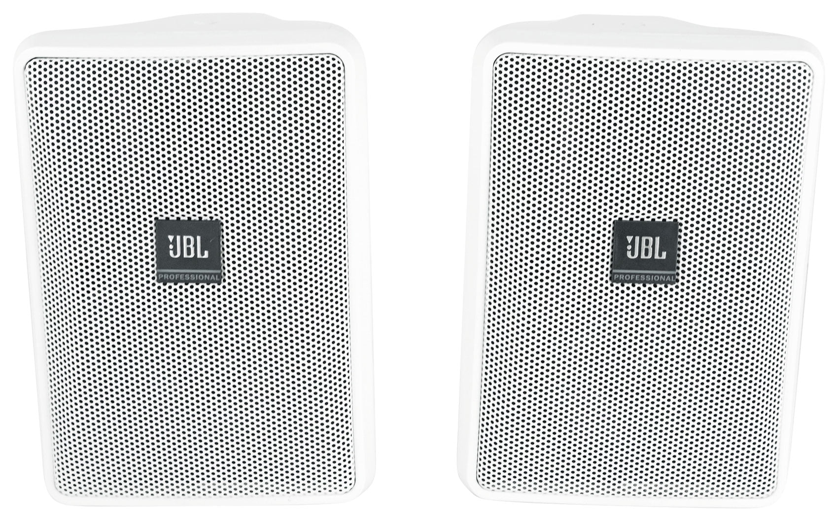Stylish (8) JBL Control 23-1 White 3" Indoor/Outdoor 70v Commercial Wall Speakers + Amp