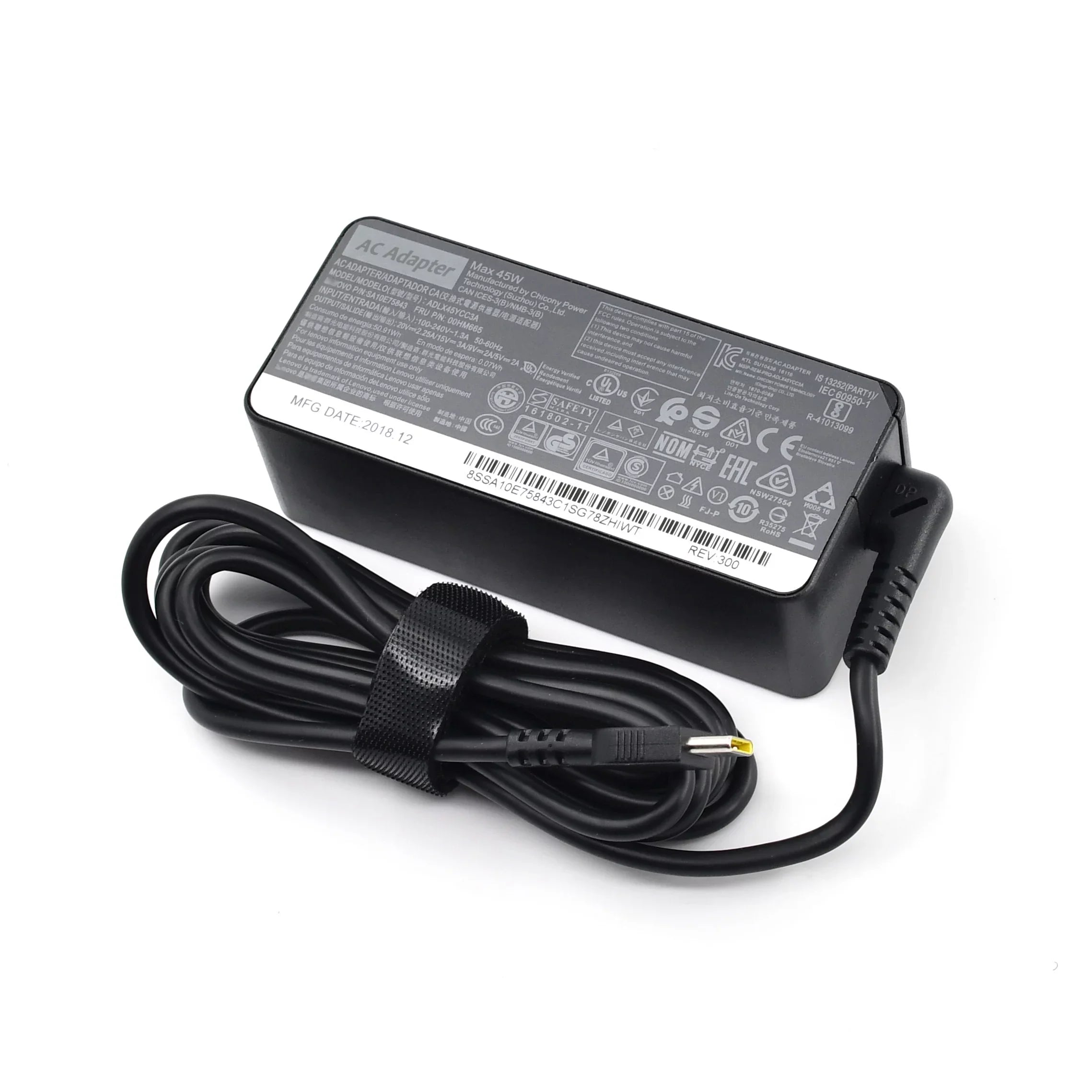 Stylish 45W USB-C Laptop Charger ADLX45UDCK2A for Chromebook 100e 2nd Gen AST - 82CE