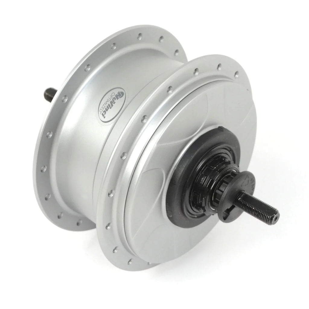 NuVinci N380 CVP Internal Gear Bicycle Rear Hub Silver 32h Rim Brake // New C8 - Exclusive Design