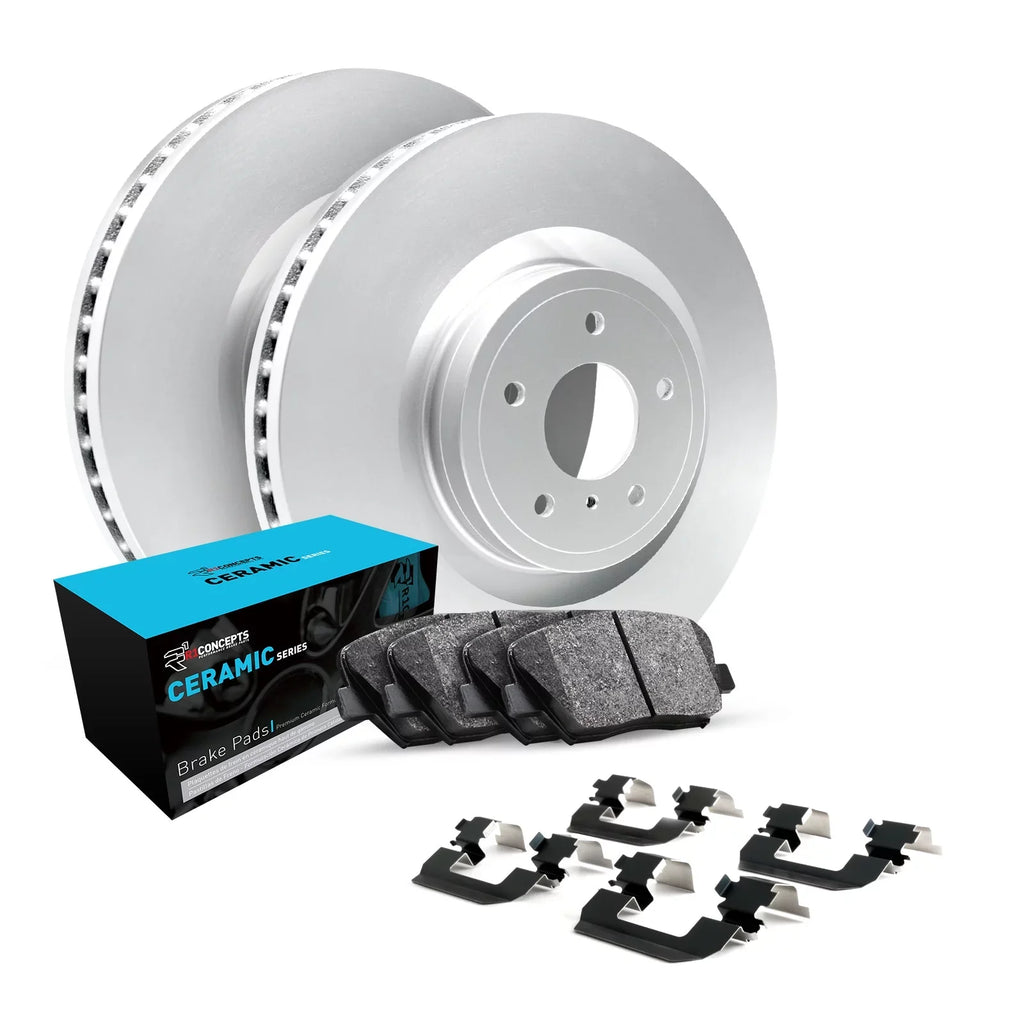 Stylish R1 Concepts Wdwh1 42031 R1 Concepts Brake Rotor Carbon Coated With Ceramic Pads Fits select: 2014-2022 JEEP CHEROKEE, 2015-2017 CHRYSLER 200