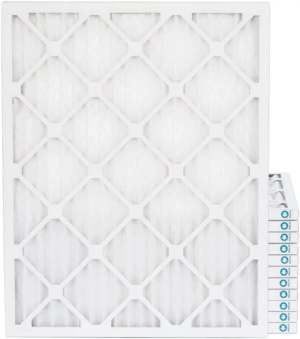 Stylish 18X24x1 MERV 11, MPR 1000 Pleated Furne 1" Air Filters By Pamlico. Case Of 12. Ext Size: 17-1/2 X 23-1/2 X 3/4