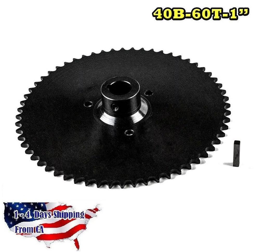 40B60T 1" Bore Go Kart Live Axle Sprocket 60 Teeth for 40 41 420 Roller Chain - Exclusive Design