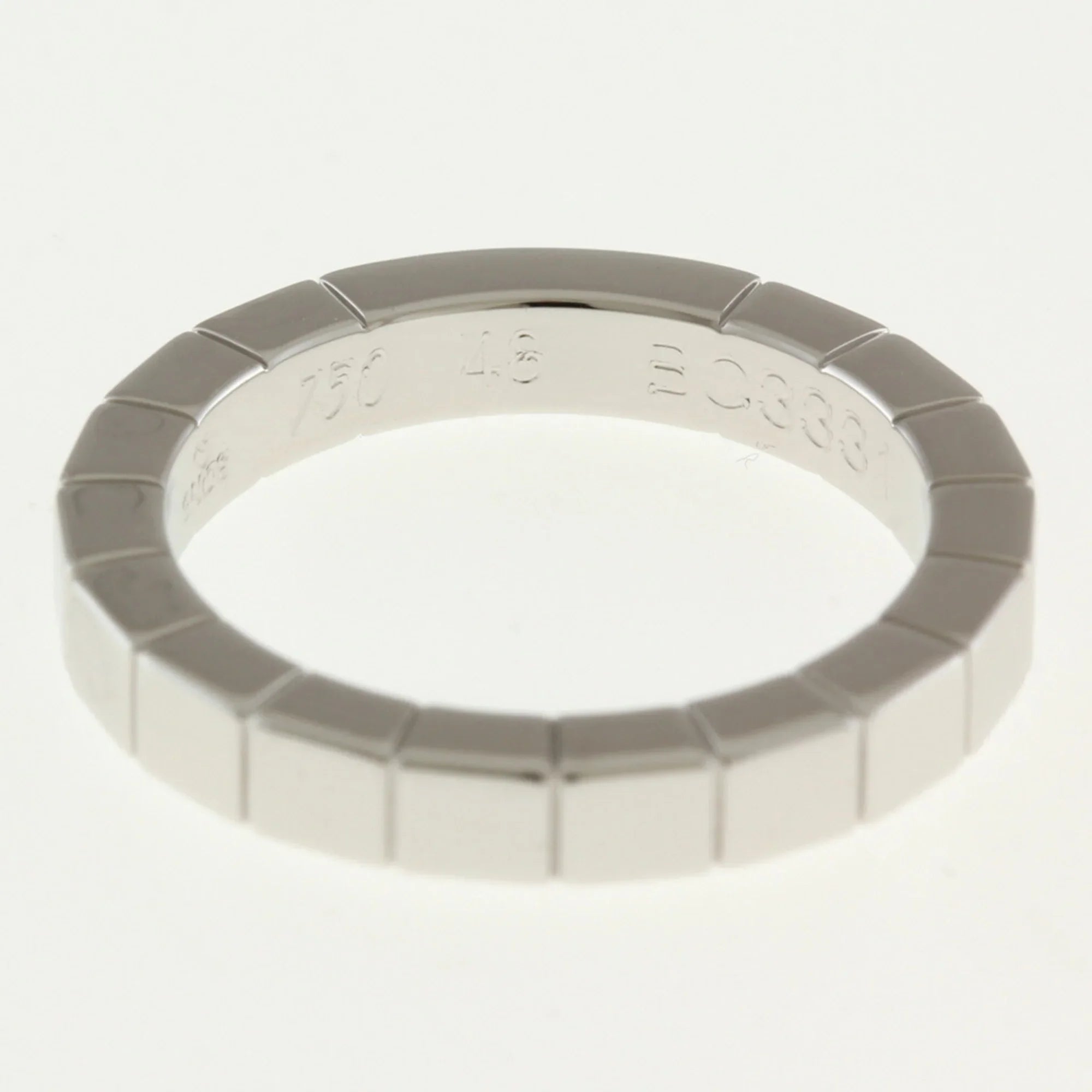 Pre-Owned Cartier Raniere Ring No. 8 18K K18 White Gold Women's CARTIER (Good) - Exclusive Design