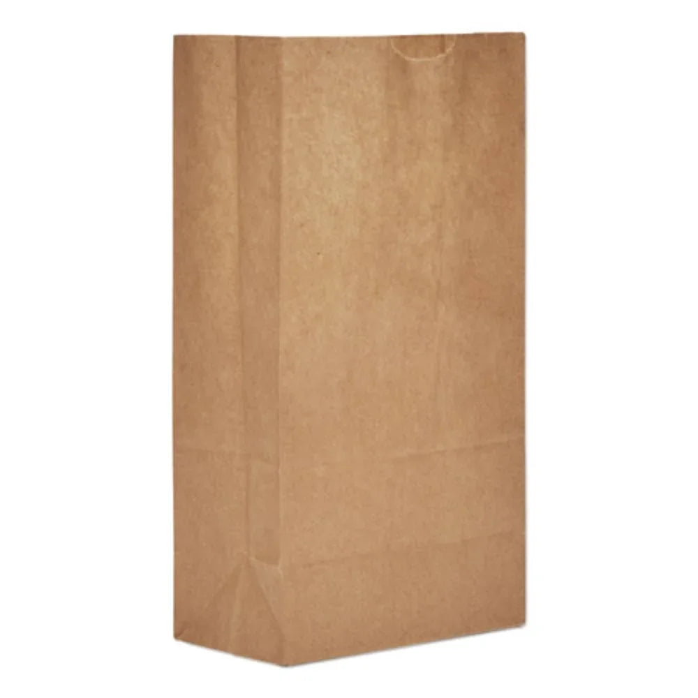 Stylish General #5 Paper Grocery, 50lb Kraft, Extra-Heavy-Duty 5 1/4x3 7/16 x10 15/16, 500 bags