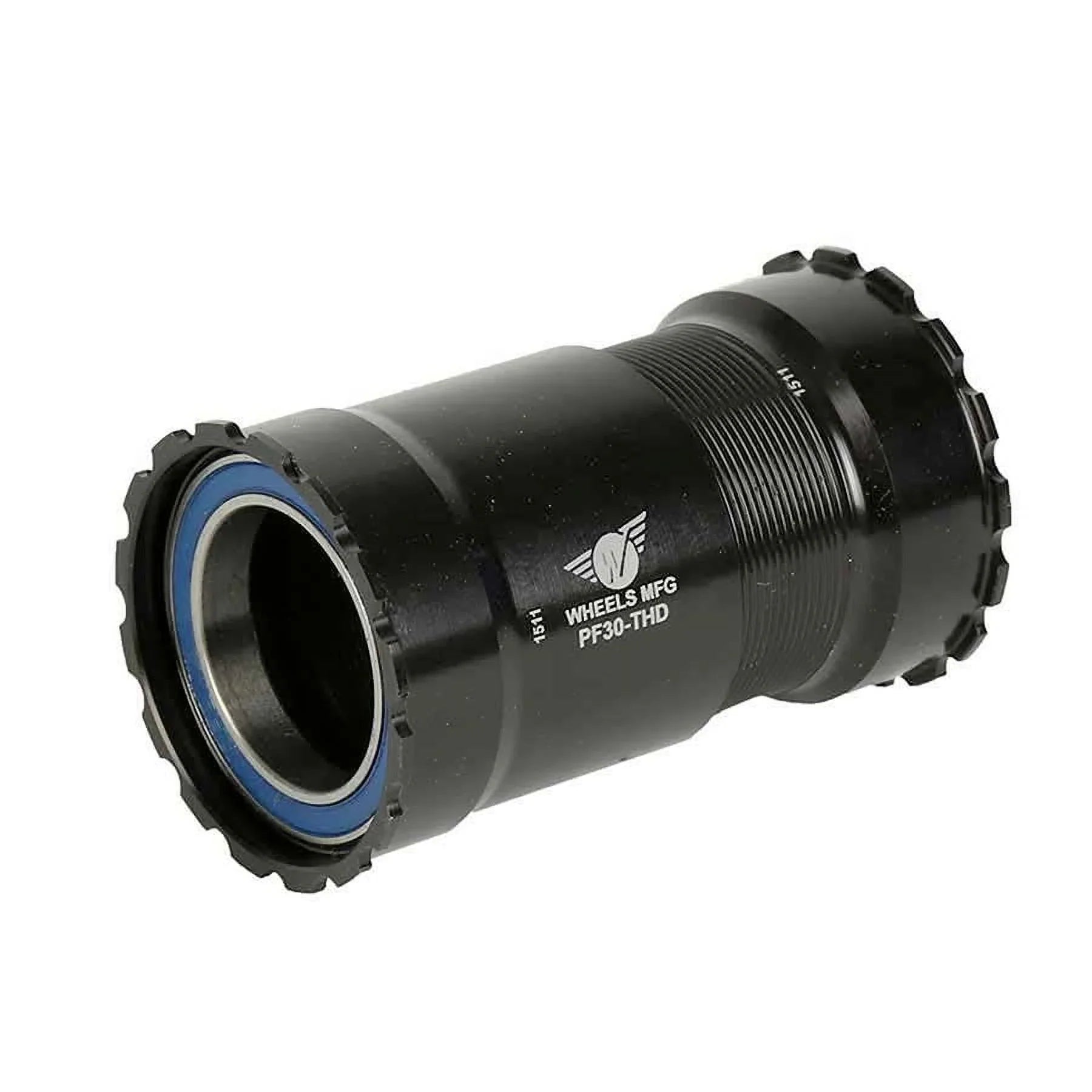 Stylish Wheels Manufacturing PF30 Bottom Bracket with Angular Contact Bearings: Threaded