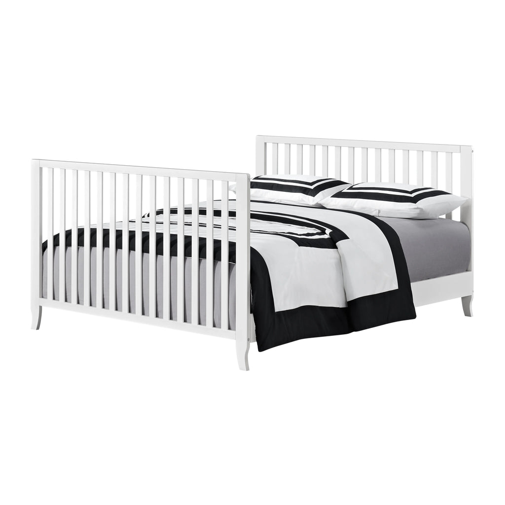 Oxford Baby Arlie 4 in 1 Convertible Island Crib White