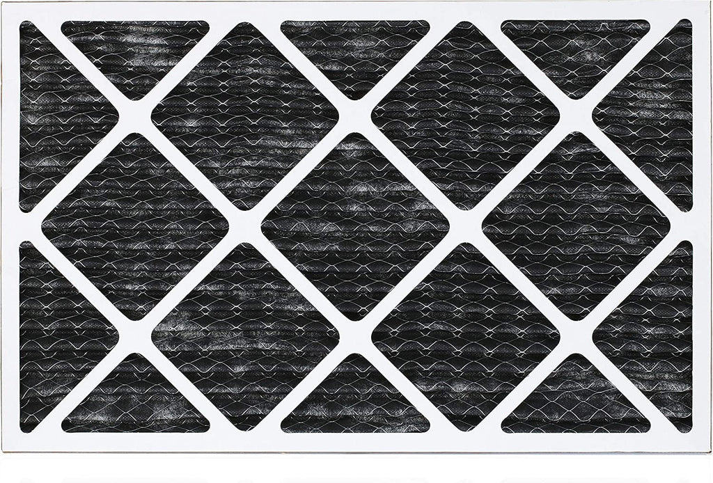 Filterbuy 16x24x1 MERV 8 Odor Eliminator Pleated HVAC AC Furnace Air Filters with Activated Carbon (1-Pack)