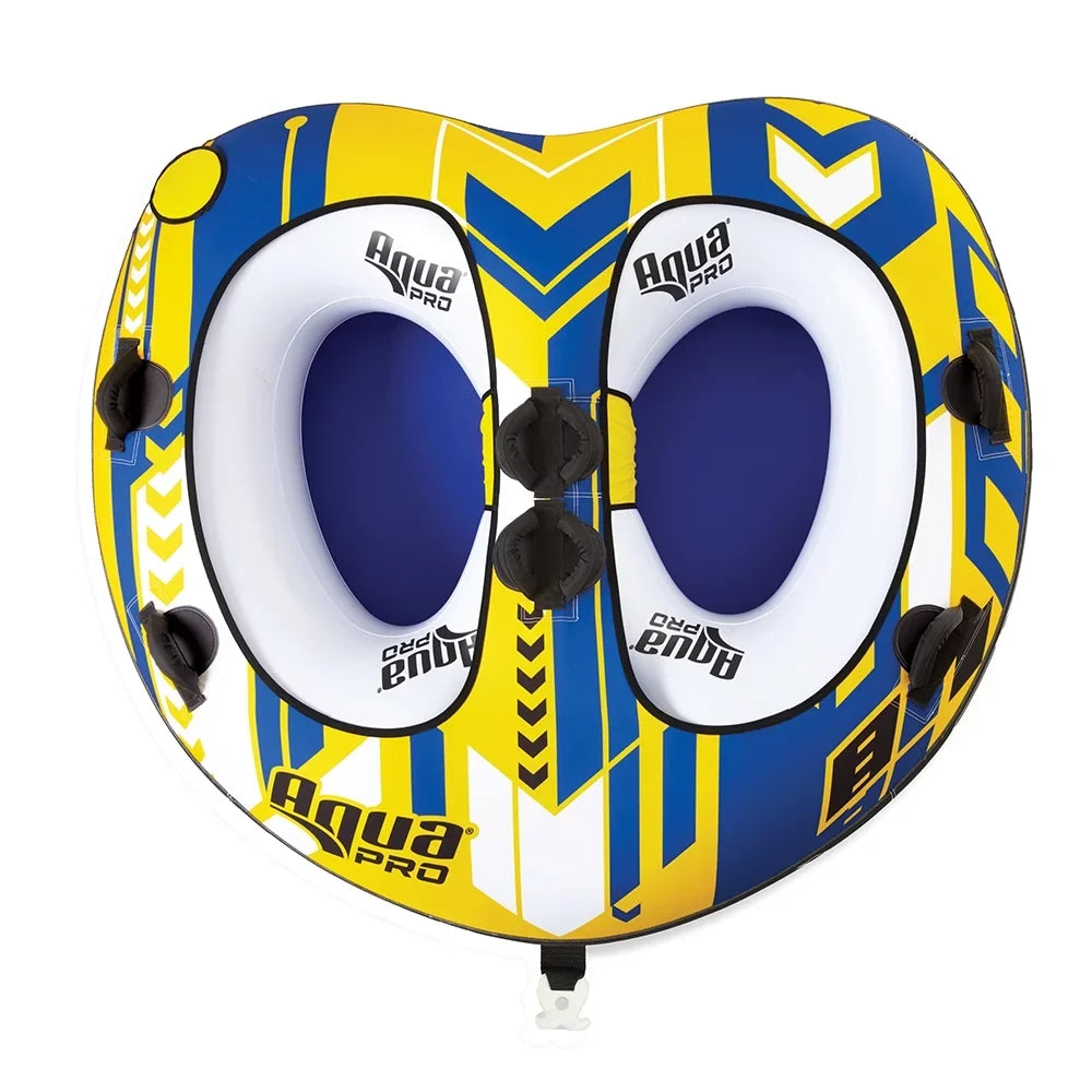 Stylish Aqua Leisure Aqua Pro 68" Two-Rider Towable