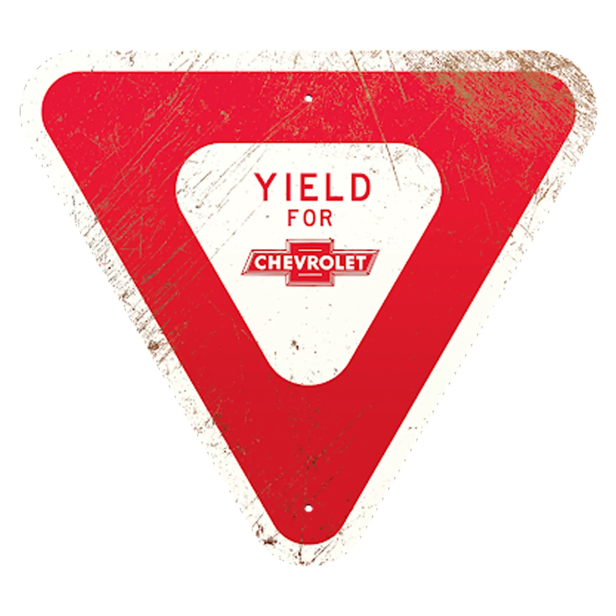 Chevrolet Yield Thick Aluminum Sign - Exclusive Design