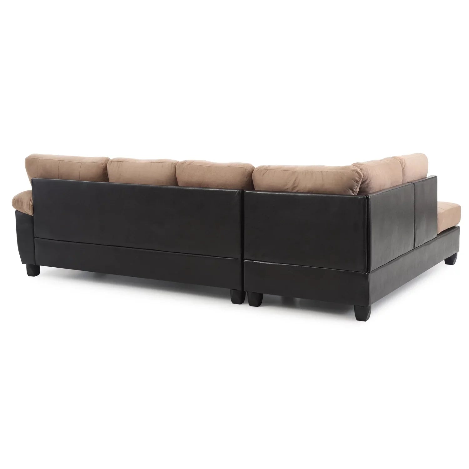 Homestock Retro Renaissance G908B-SC Sectional , Mocha - Exclusive Design