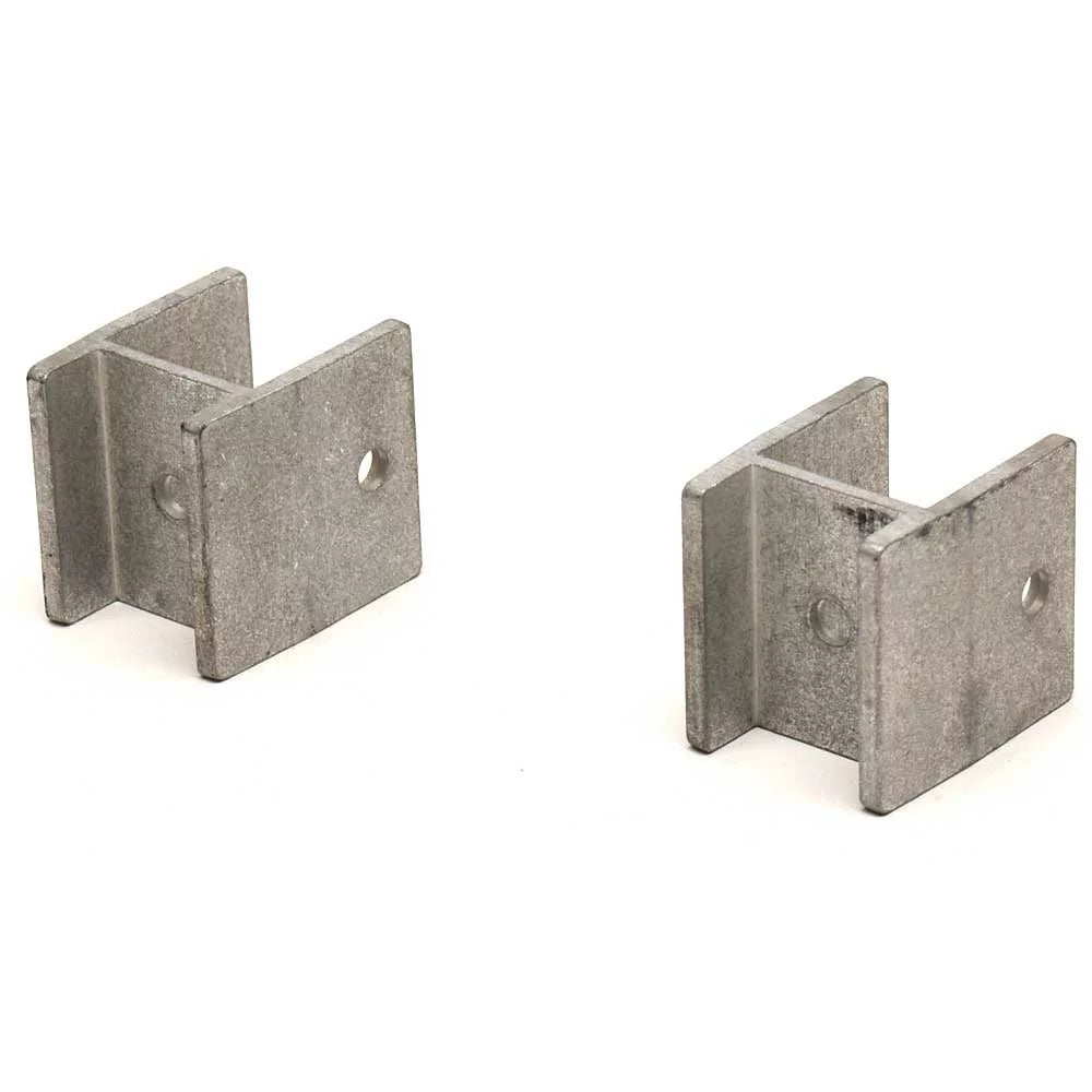 Stylish Misty Harbor Boat Bimini H-Brackets 99-001524 | Aluminum Silver (Pair)