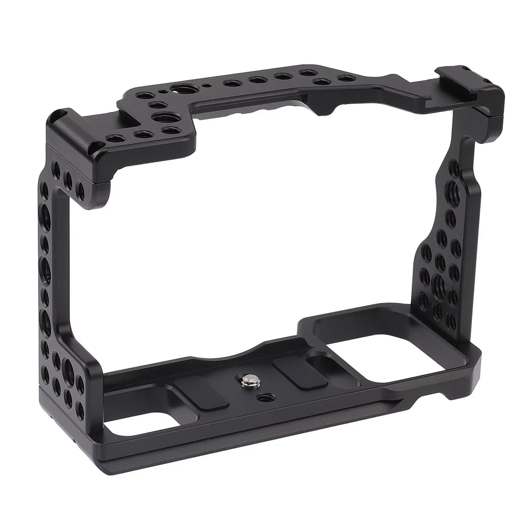 Cage Aluminum Alloy Video Cage Replacement for Sony A7M3 A7R3 A9 Mirrorless with Cold Shoe Mount 14 Inch & 38 Inch Screw Holes