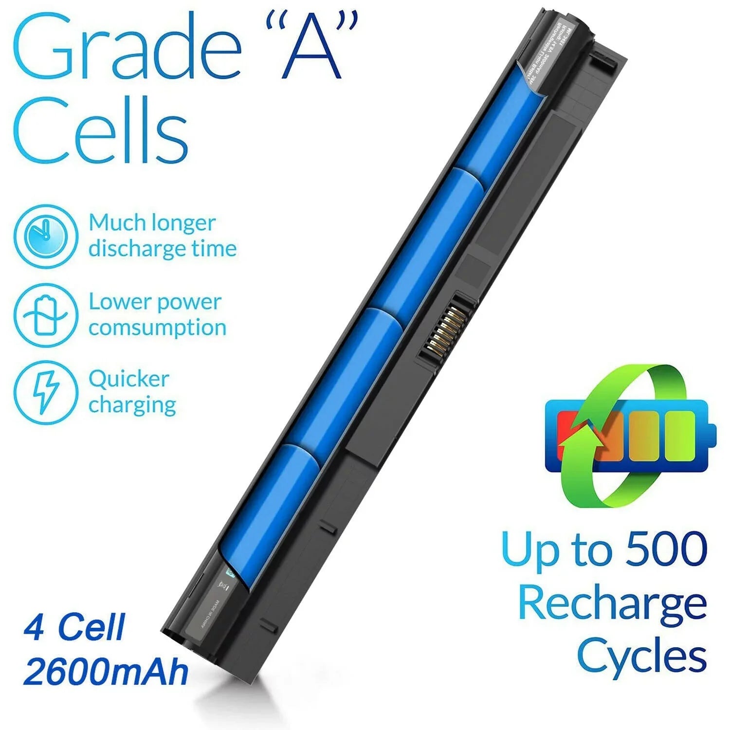 M5Y1K Laptop Battery For Inspiron 3567 3551 5555 5558 5559 5758 5755 USPS