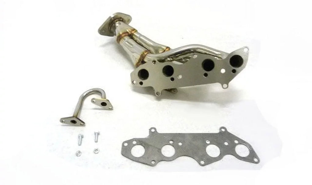 OBX-RS Stainless Header Fitment For 2005-2019 Toyota Tacoma. 4Runner, Prado 2.4L/2.7L 2TR-FE