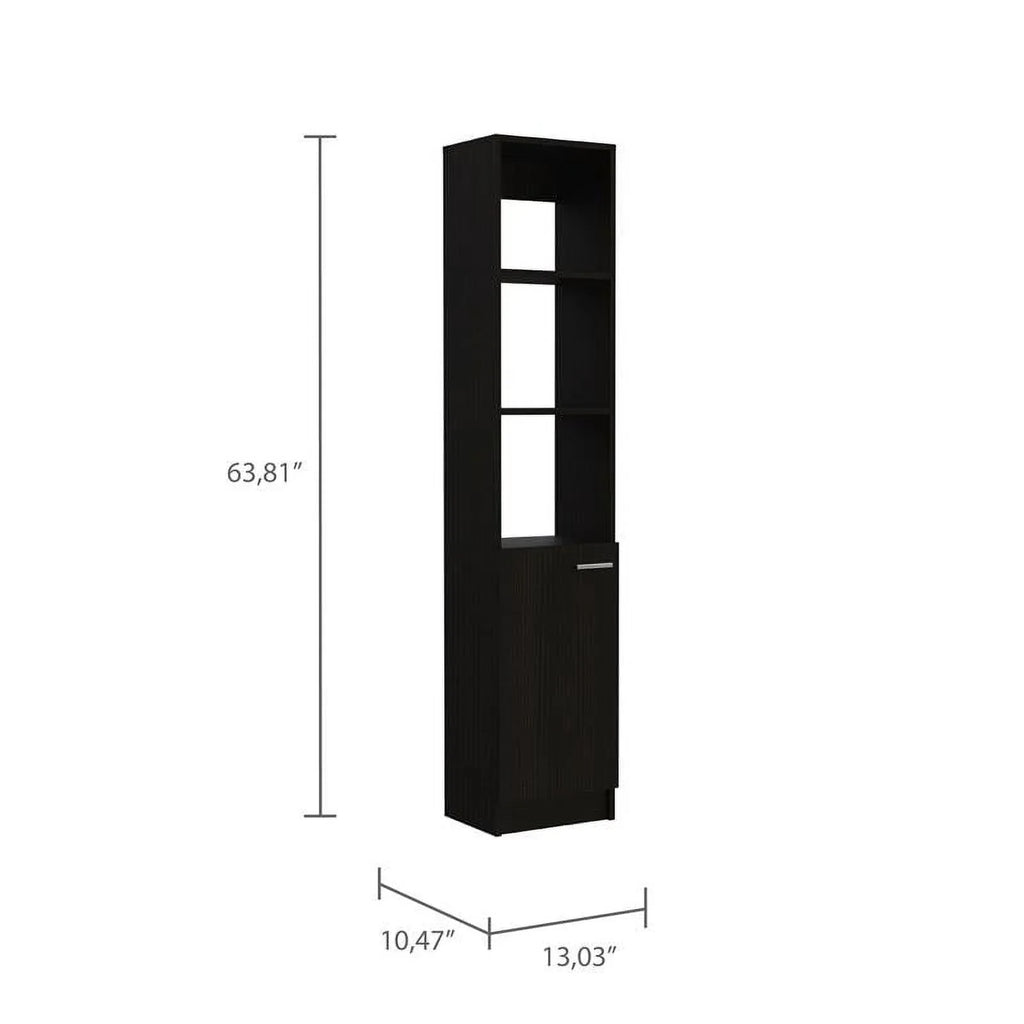 Home Square 2-Piece Set with Medicine Cabinet & 63" One Door Linen Cabinet - Exclusive Design