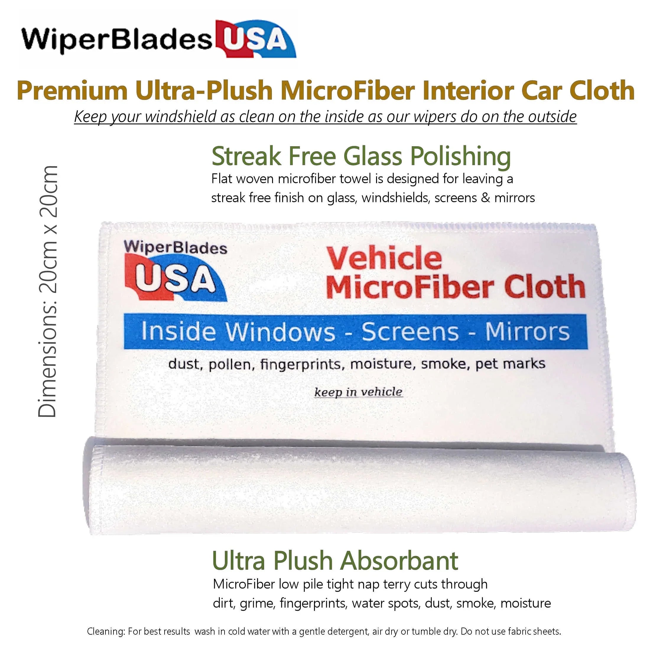 2020 Cadillac XT4 Wiper Blades (Set of 3) w/Rear Wiper - Exclusive Design