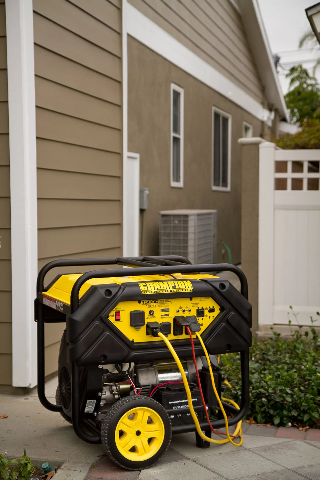 Champion Power Equipment 15,000/12,000 Watts Portable Generator with Electric Start and Lift Hook - Exclusive Design