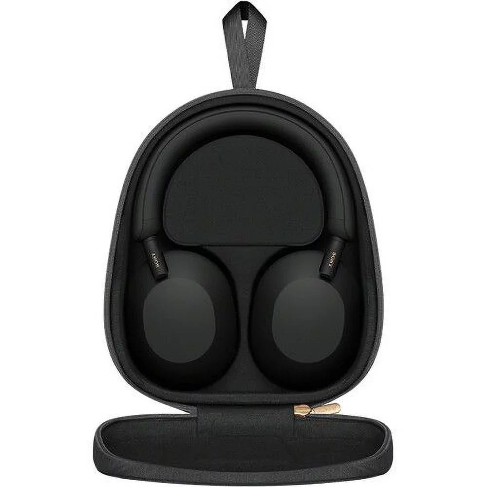 Sony WH-1000XM5 Wireless Industry Leading Noise Cancelling Headphones ( Black ), Crystal Clear Hands-Free Calling, Hi-Res Audio, and Alexa Voice Control + ZeeTech Microfiber Cleaning Cloth