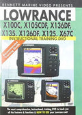Lowrance Sonar X-100c,X105cdf,X-136df,X-135,X-126DF,X-125,X67C Sonar (DVD)