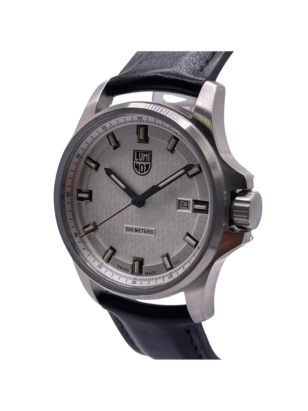 Luminox Dress Field 42mm Stainless Steel Silver Dial Mens Quartz Watch XL.1839