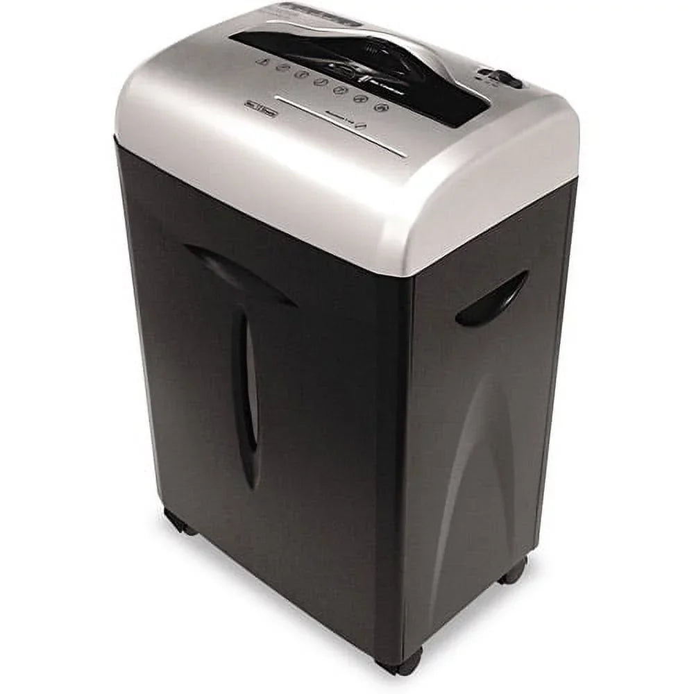 Aurora GB 12-Sheet Cross-Cut ShredSafe Paper, CD and Credit-Card Shredder with Pull-Out Wastebasket - Exclusive Design
