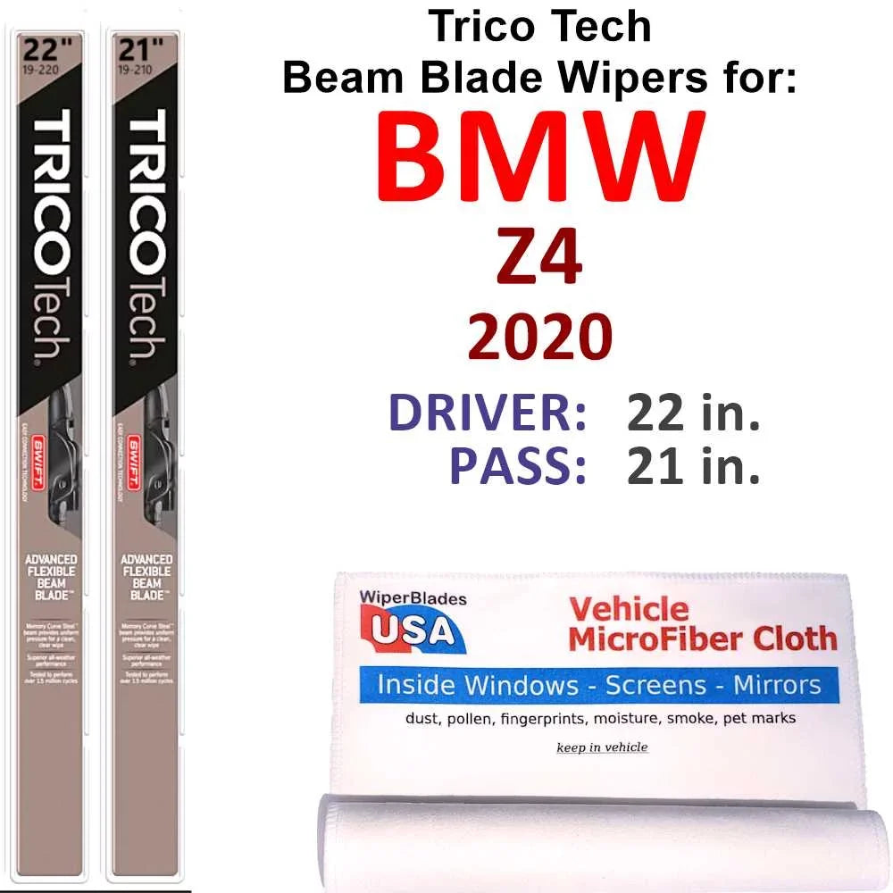 2020 BMW Z4 Beam Blade Wipers (Set of 2)