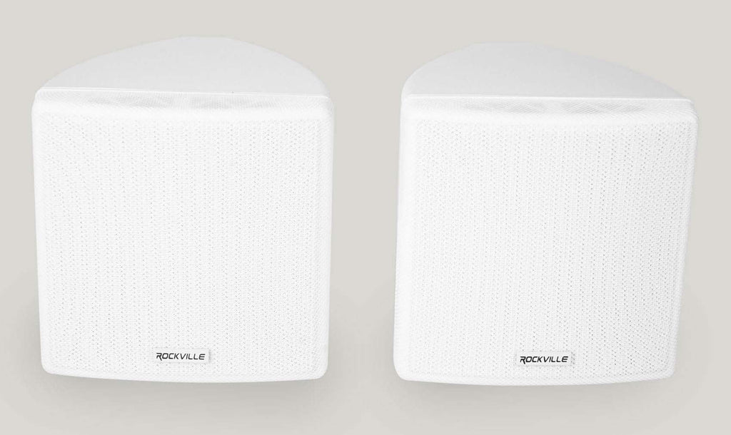 6-Zone Amp+4) 3.5" White Cube+2) JBL Pendant+Ceiling Speakers for Restaurant/Bar - Exclusive Design