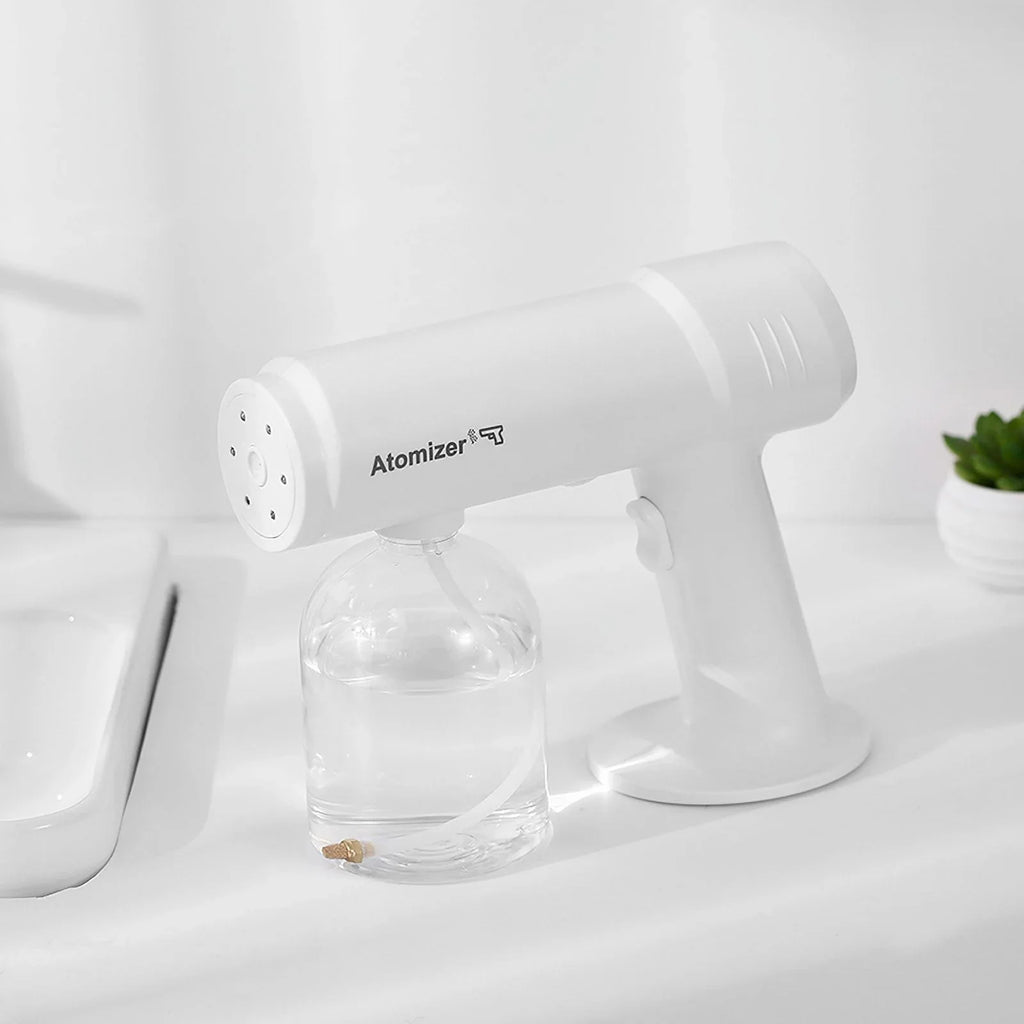 New 500ml Wireless Charging Nano Atomization Disinfection Spray Sprayer Sanitizer Machine Ce Household Portable Sprayer Machine Blue Light Steam Spray Disinfection Large Capacity Wide Range of Uses - Exclusive Design