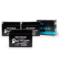 Stylish 3-Pack UpStart Battery Replacement for 2002 Yamaha SR400 400CC Factory Activated, Maintenance Free, Motorcycle Battery - 12V, 2.3Ah, UB-YT4B-BS