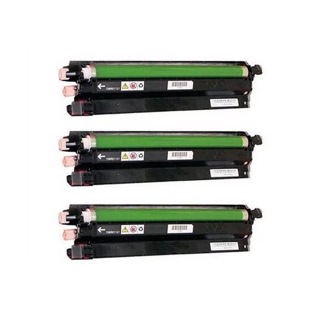 PrinterDash Replacement for Phaser 6600/VersaLink C400/C405/WorkCentre 6605/6655 Series Black Drum Unit (3/PK-60000 Page Yield) (108R01121K_3PK) - Exclusive Design