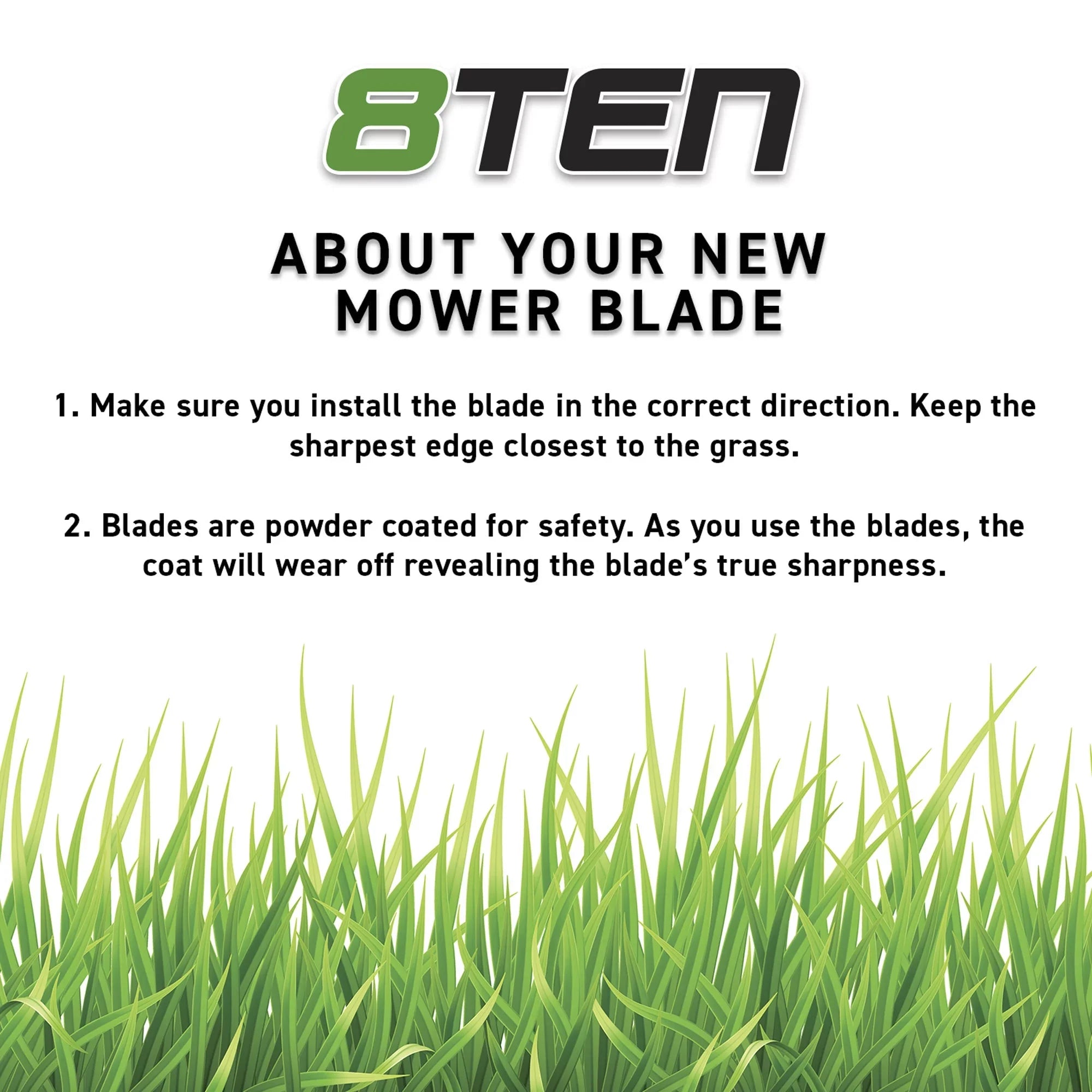 LawnRAZOR Mulching Blade for Cub Cadet 48 inch 02005017-X 3 Pack 810-CBL2420D
