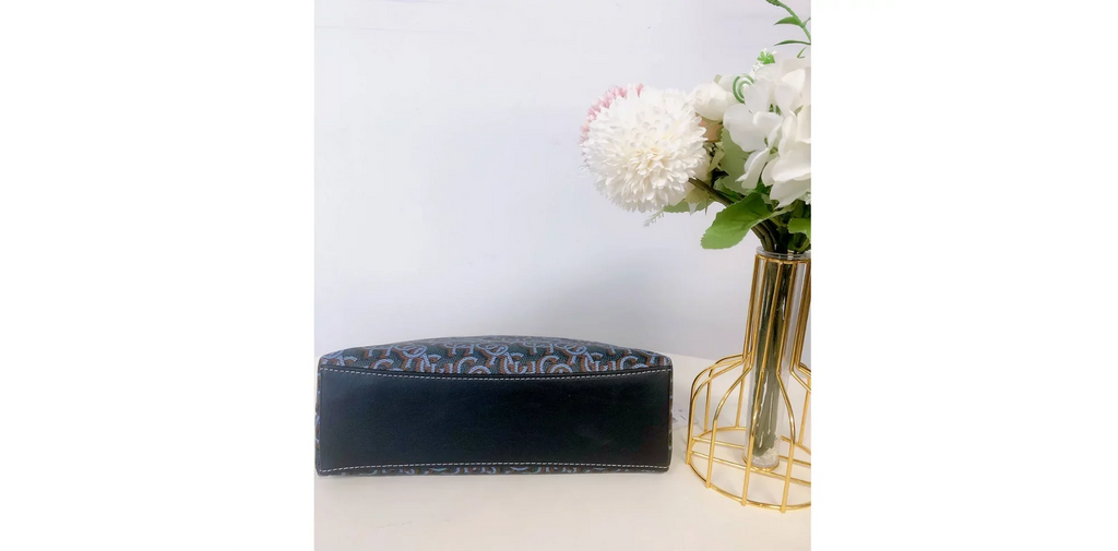 Stylish Coach CF343 Madi Crossbody With Coach Monogram Print IN Navy