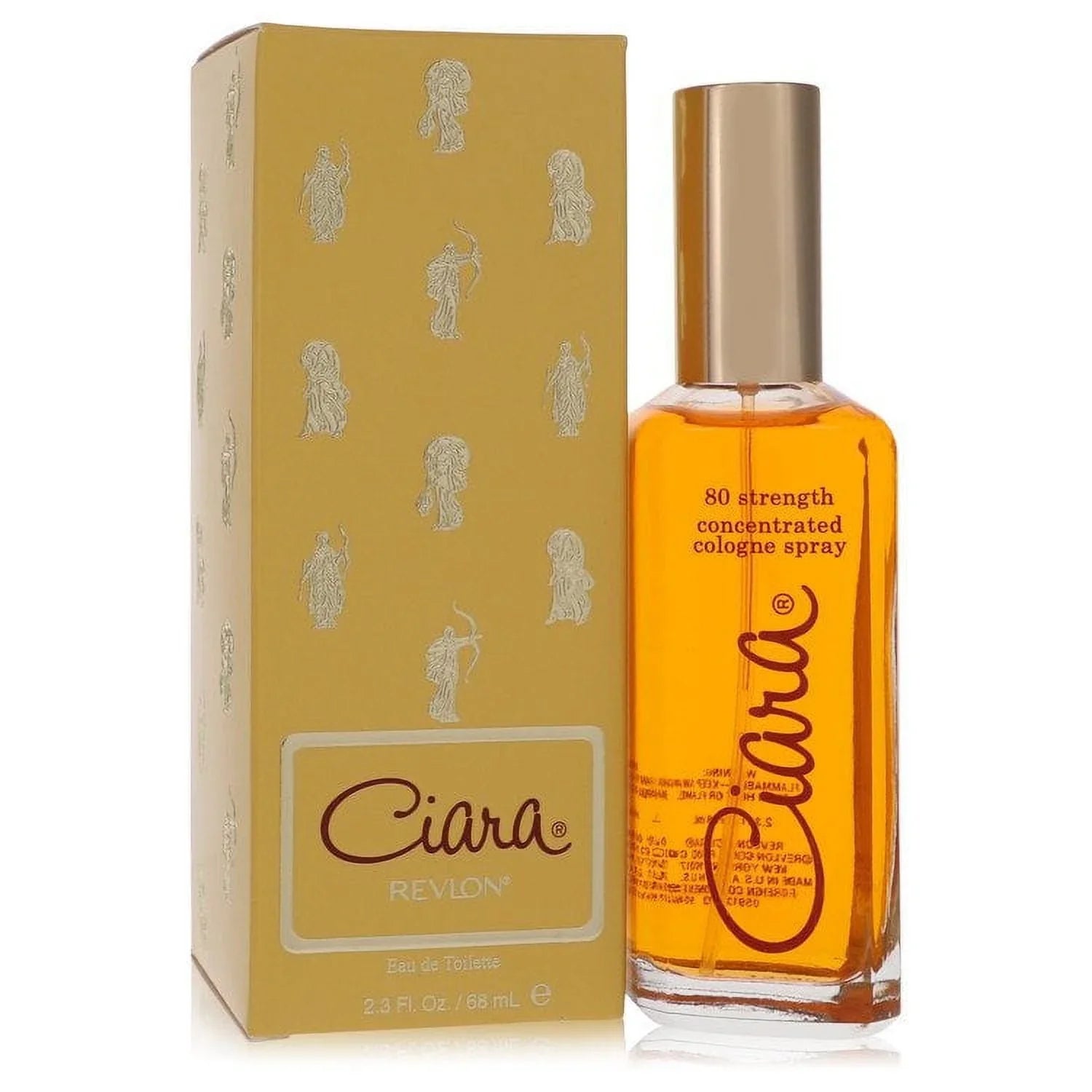 CIARA 80% by Revlon Eau De Cologne / Toilette Spray 2.3 oz for Women Pack of 4 - Exclusive Design
