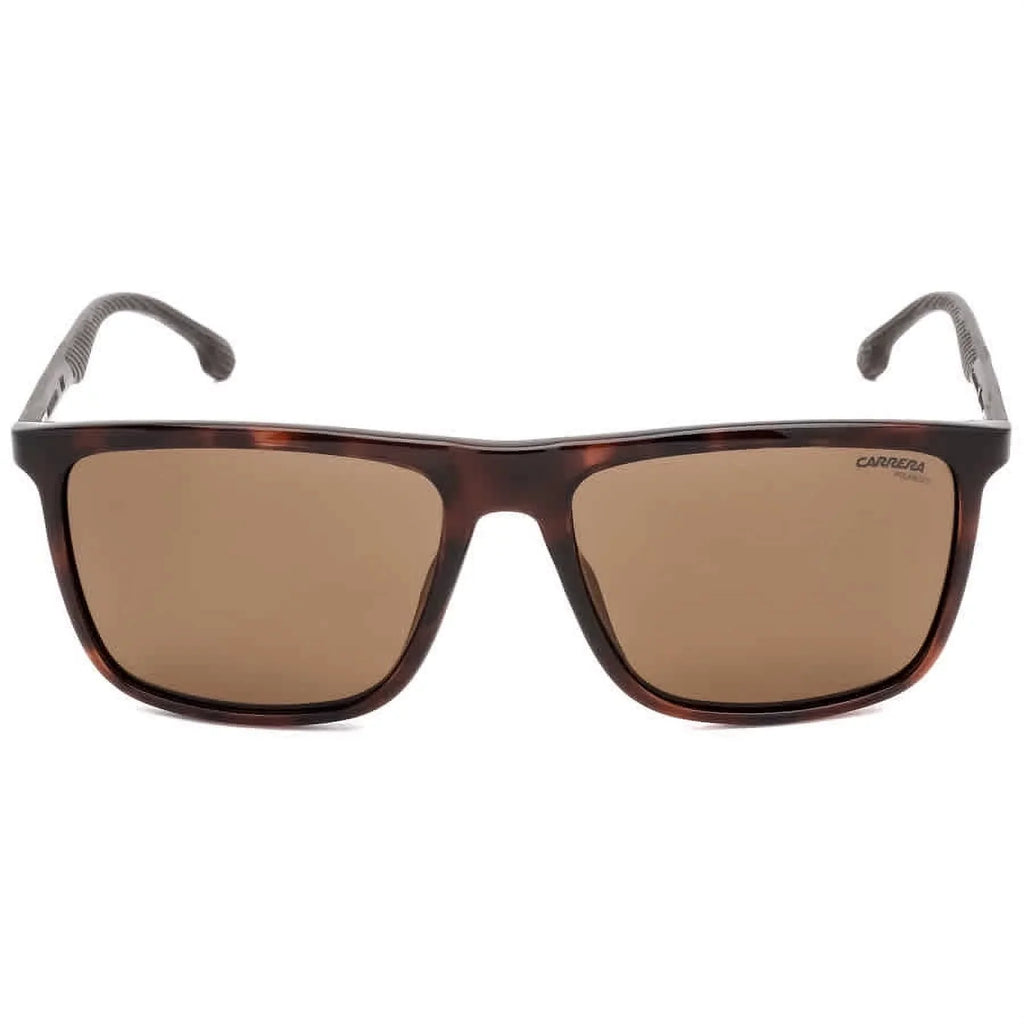 Carrera Polarized Bronze Rectangular Men's Sunglasses CARRERA 8032/S 0086/SP 57 - Exclusive Design
