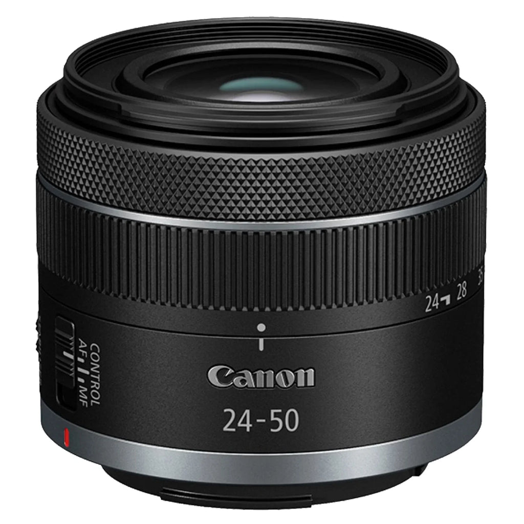 Canon EOS R8 Mirrorless Camera with RF 24-50mm Lens + SanDisk 32GB Memory Card + Case + LED Flash + ZeeTech Accessory Bundle - Exclusive Design