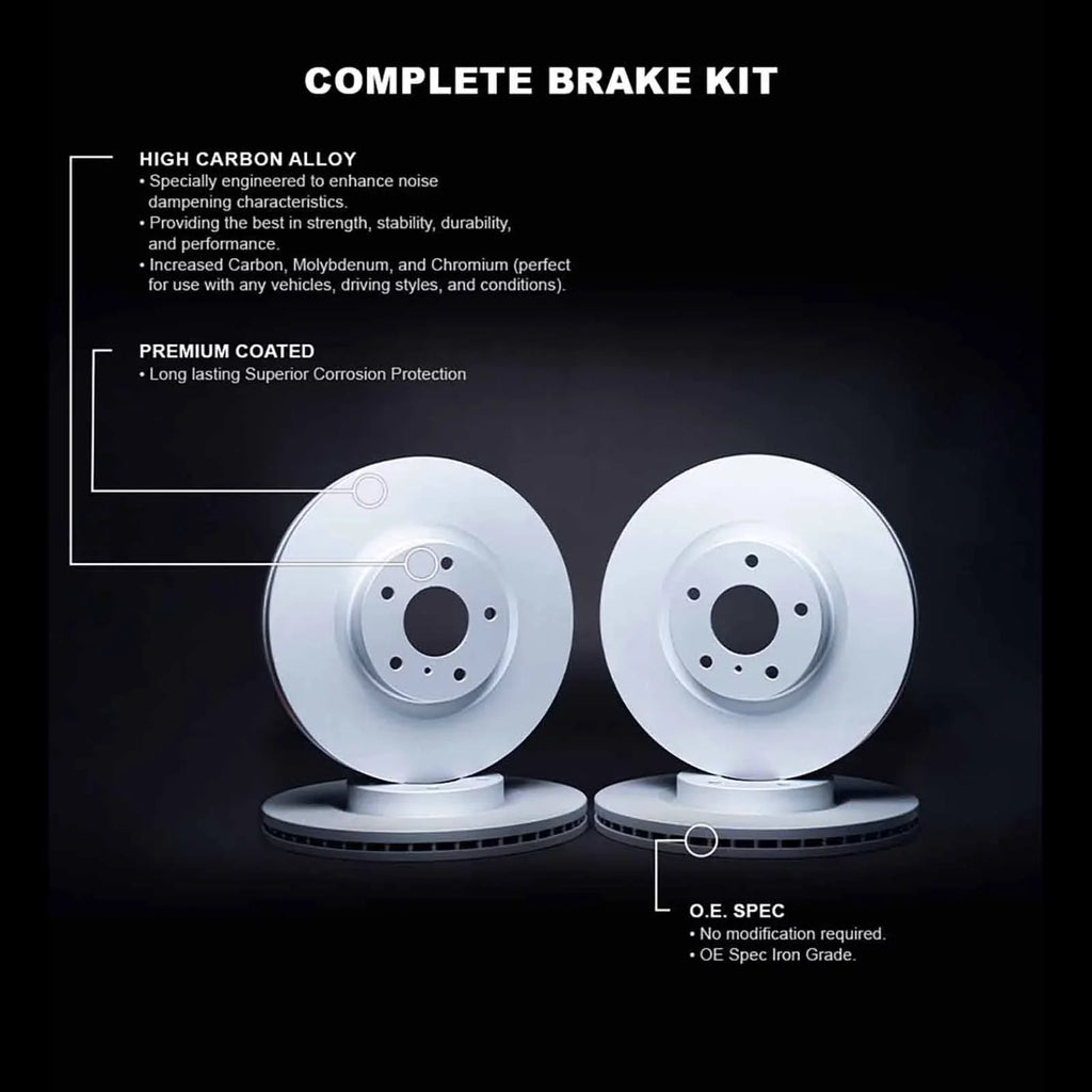 R1 Concepts Wdpn2 20013 R1 Concepts Brake Rotor Carbon Coated Fits select: 2016 ,2021-2022 JAGUAR XF - Exclusive Design