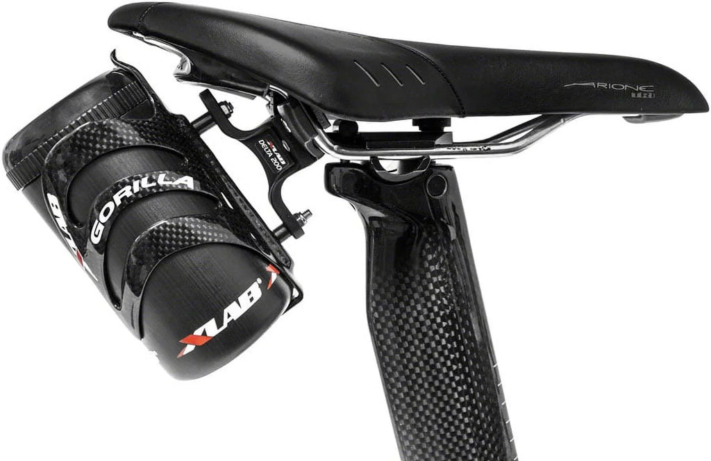 Stylish XLAB Delta 200 Rear Water Bottle Cage Black Saddle Mount Aero Bicycle Parts