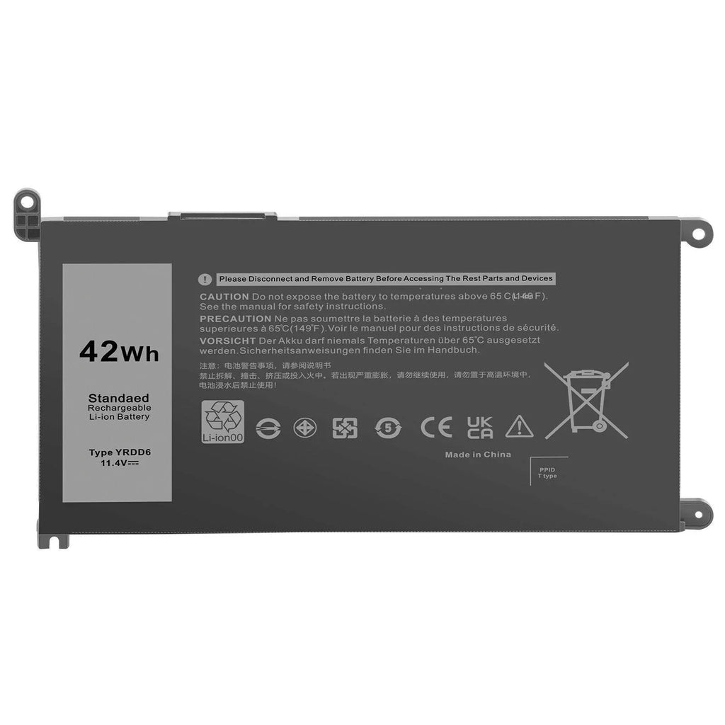 YRDD6 0YRDD6 Battery for Inspiron 3582 3593 3793 5493 5584 5593 5480 5590 5594 - Exclusive Design