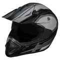 FRENZY Adult MX Helmet, DOT Approved, Black-Grey, XL - Exclusive Design