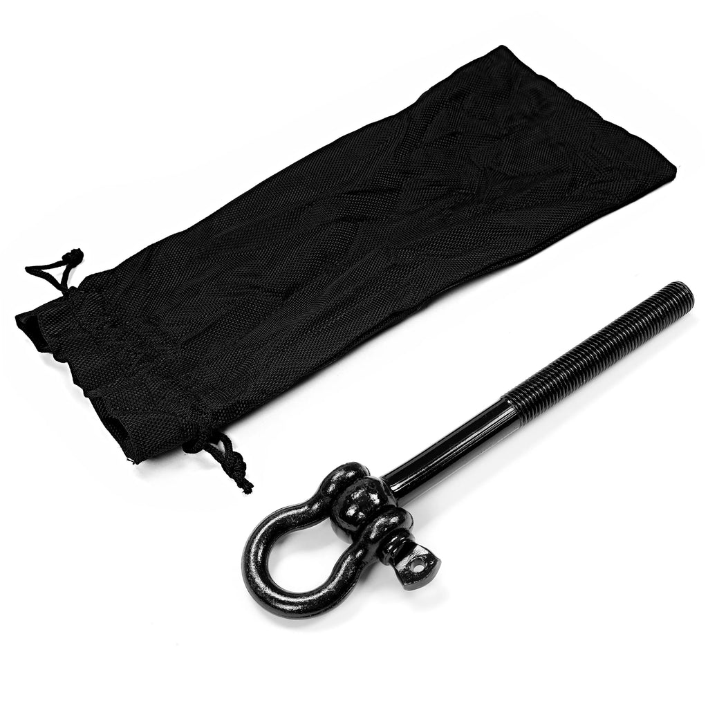 Kojem Steel Tow Hook Trailer Hitch Front Or Rear Trunk Hook for 2014-2023 Chevy Corvette C7 C8 GS Z06 ZR1 Replaces 15234068 Black