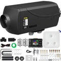 Stylish VEVOR 5KW Diesel Air Heater 12V Diesel Parking Heater Double Mufflers 5KW Diesel Heater with LCD Thermostat for RV Bus Trailer Motorhome and Boats