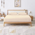 Hotel Brand 1000 Thread Count 6-Piece Extra Deep Pocket Super Soft Sheet Set Fit Upto 22 Inches Deep Pocket, Solid Pattern, 100% Egyptian Cotton @ 'hotellinen' (King, Ivory) - Exclusive Design